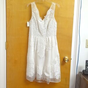 NWT Anthropologie BHLDN Yoana Baraschi Ivory Celestina Dress 2